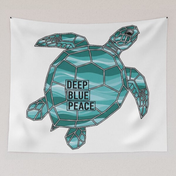 Item preview,  Deep Blue Peace Stained Glass Mosaic designed and sold by zoughlal.