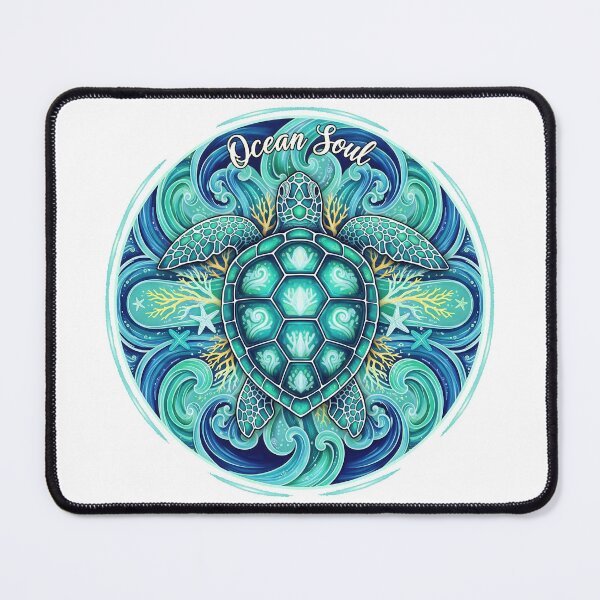 Item preview, Ocean Soul Mandala Waves designed and sold by zoughlal.