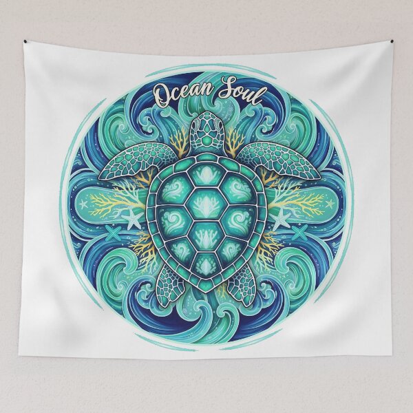 Item preview,  Ocean Soul Mandala Waves designed and sold by zoughlal.