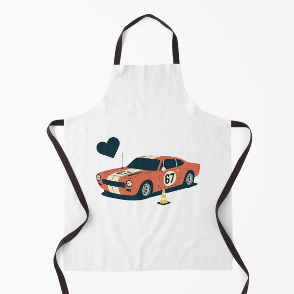Item preview, Cute Vintage Race Car Illustration with Heart designed and sold by MonkiFlipp.