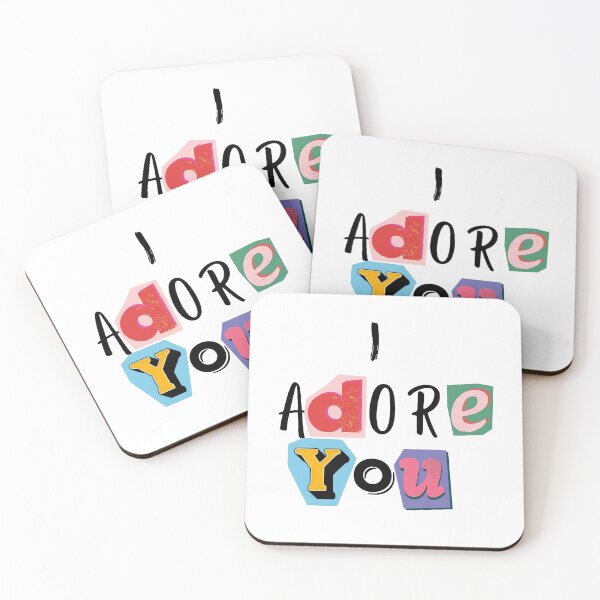 Item preview, Fred again.. I Adore You Cutout Typography Logo Design designed and sold by Novaque.