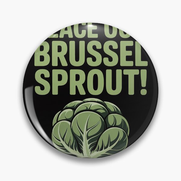 Item preview, Little Sprouts-Peace out Brussel Sprout designed and sold by HermanTricia.
