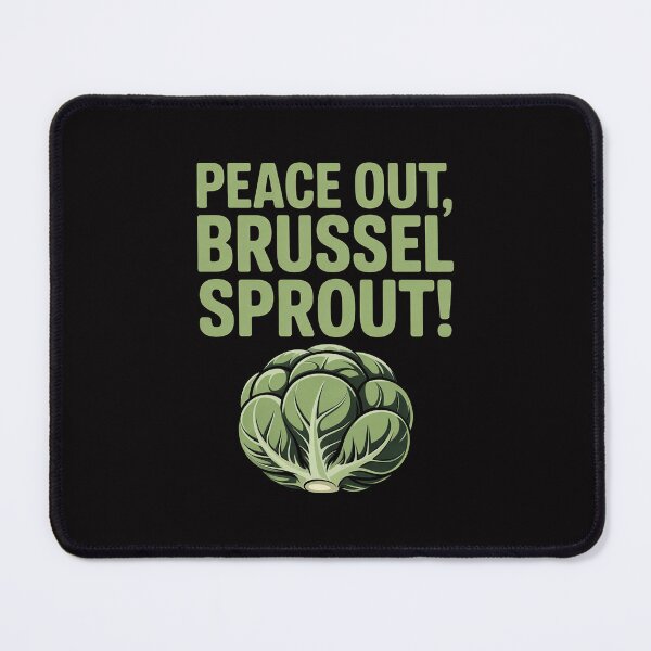 Item preview, Little Sprouts-Peace out Brussel Sprout designed and sold by HermanTricia.