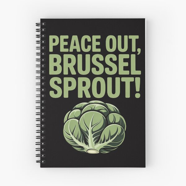 Item preview, Little Sprouts-Peace out Brussel Sprout designed and sold by HermanTricia.