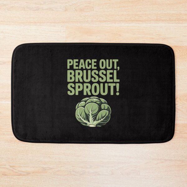 Item preview, Little Sprouts-Peace out Brussel Sprout designed and sold by HermanTricia.