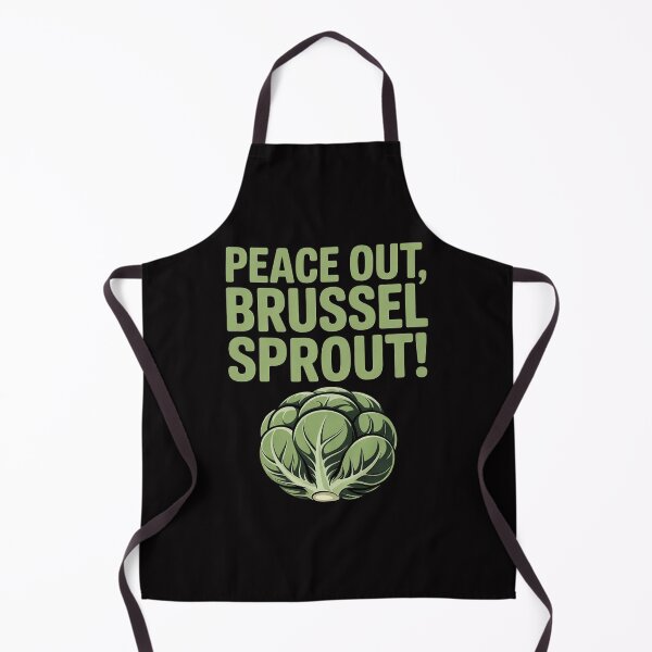Item preview, Little Sprouts-Peace out Brussel Sprout designed and sold by HermanTricia.
