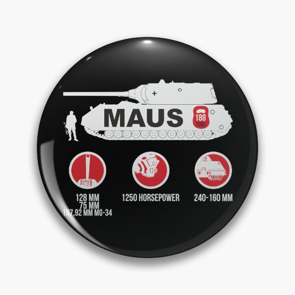 Artikelvorschau, Merkmale des deutschen überschweren Panzers Maus entworfen und verkauft von FAawRay.