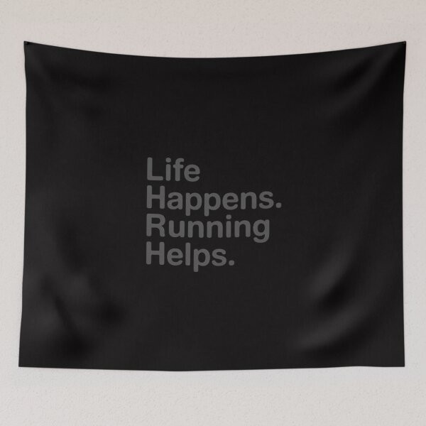 Item preview, life happens running helps designed and sold by HermanTricia.