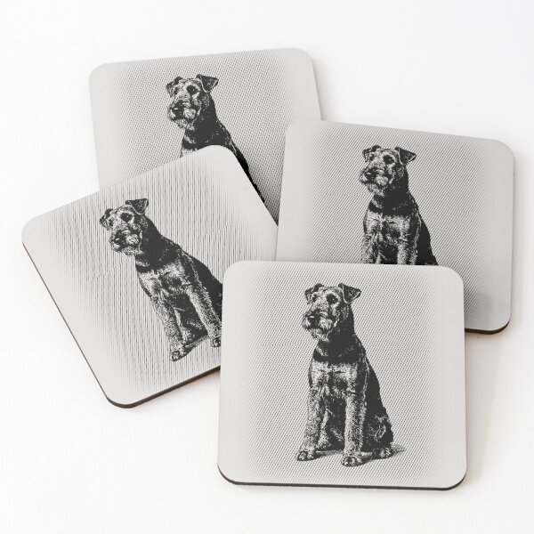 Item preview, Airedale Terrier Vintage Dog Portrait designed and sold by RPrintPulse.