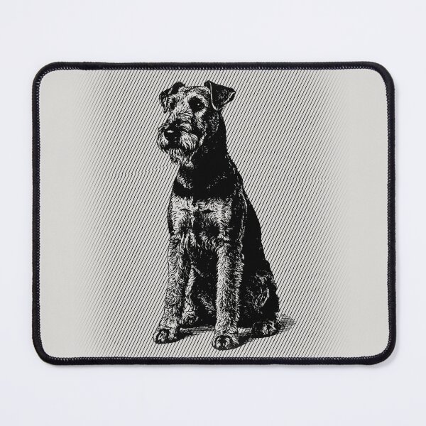 Item preview, Airedale Terrier Vintage Dog Portrait designed and sold by RPrintPulse.