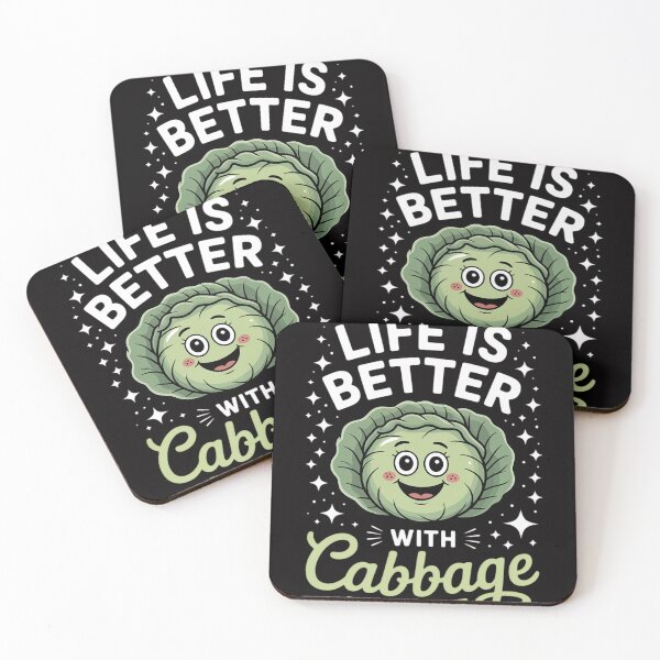 Item preview, Life Is Better With Cabbage designed and sold by HermanTricia.