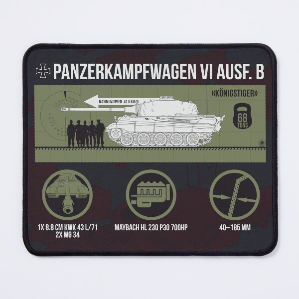 Item preview, Infographic of Panzer VI Ausf. B «Tiger II» designed and sold by FAawRay.