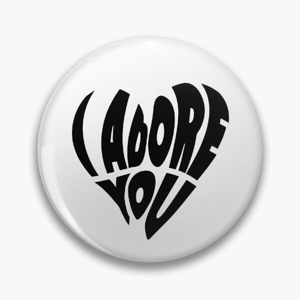 Item preview, Fred again.. I Adore You Black Heart Logo Design designed and sold by Novaque.