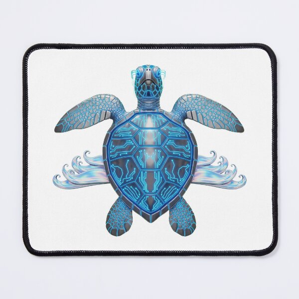 Item preview,  Cyberpunk Neon Circuit Board Sea Turtle designed and sold by zoughlal.