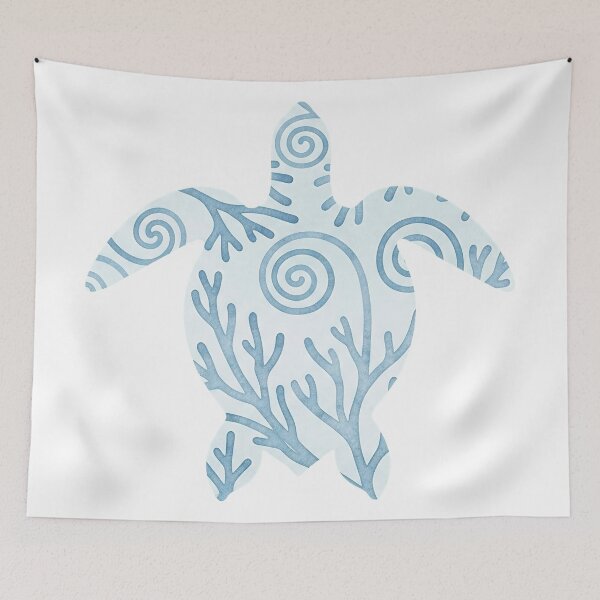 Item preview,  Paper Cutout Sea Turtle Coral Reef designed and sold by zoughlal.
