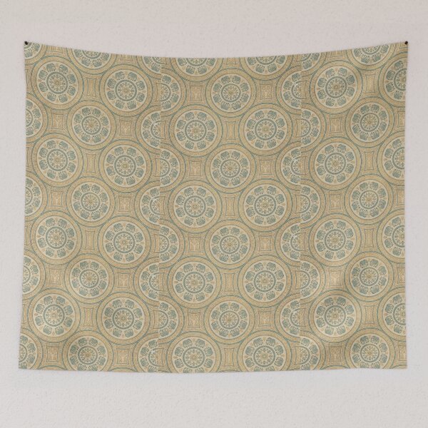 Item preview, Luxe Sanganeri Zari Mandalas - Indian Elephant & Mandala Seamless Pattern designed and sold by IndoPatterns.