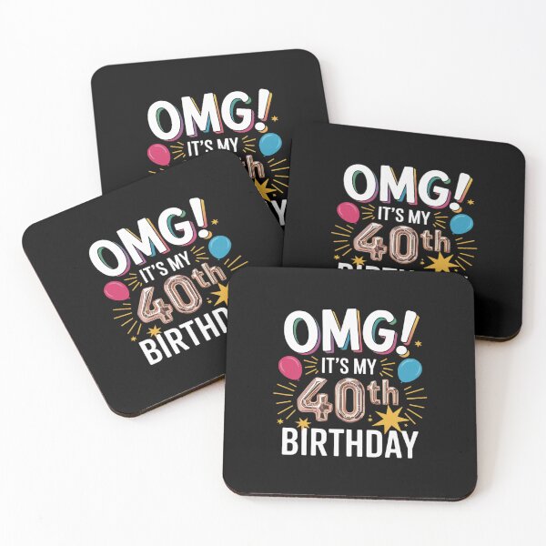 Item preview, Womens OMG It's My 40th Birthday Happy 40 Years Old To Me designed and sold by DigitaldeligArt.