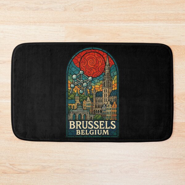 Item preview, Brussels Belgium Stained Glass designed and sold by TomFrontierArt.