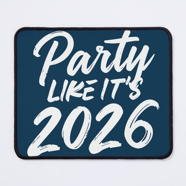 Item preview, Retro Party Like It's 2026 Typography designed and sold by DavidTeeStudio.