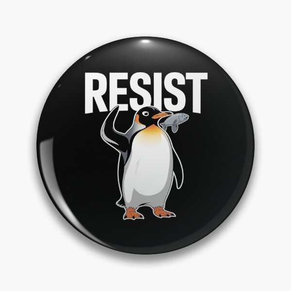Item preview, Cute Resist Penguin Activism  designed and sold by DigitaldeligArt.