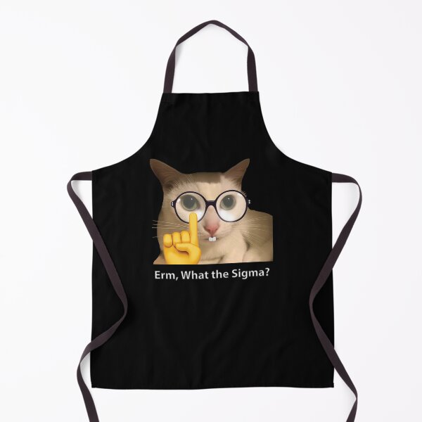 Item preview, Erm, What The Sigma Grey Text Funny designed and sold by Rascal Raccoon Apparel.