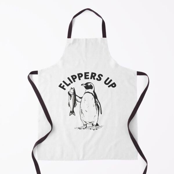 Item preview, Flippers Up - Resist Penguin Protest Against Tariffs  designed and sold by DigitaldeligArt.