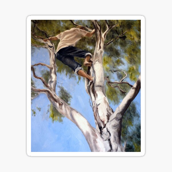 Tree Climbing Sticker
