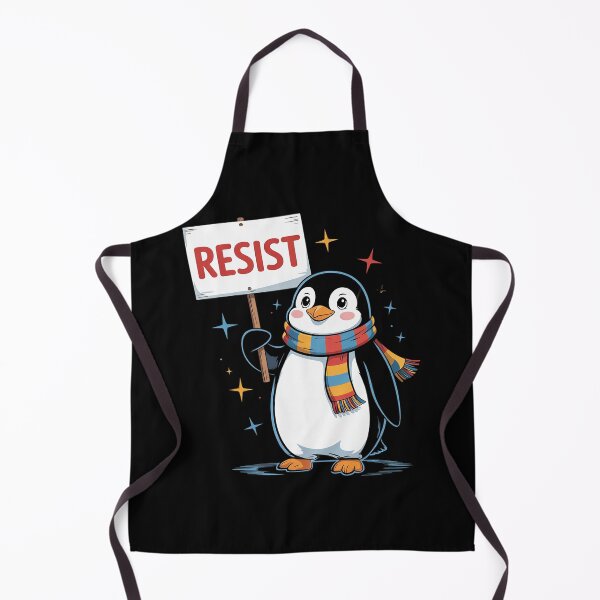 Item preview, Penguin Resist Activism  designed and sold by DigitaldeligArt.