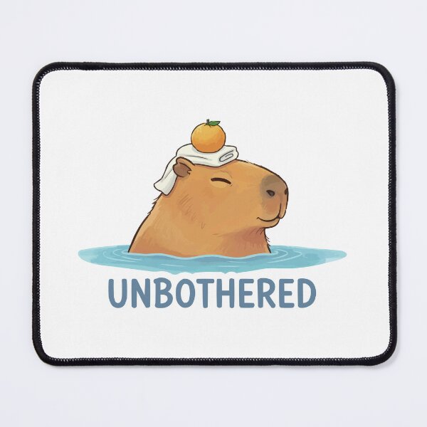 Item preview, Unbothered Moisturized - Capybara Spa Day designed and sold by Petzzz.