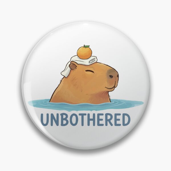 Item preview, Unbothered Moisturized - Capybara Spa Day designed and sold by Petzzz.