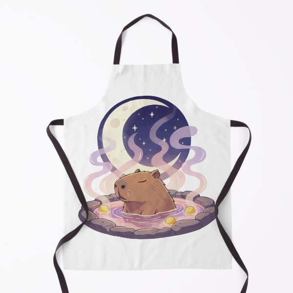 Item preview, Midnight Onsen - Lo-Fi Aesthetic Capybara Art designed and sold by Petzzz.