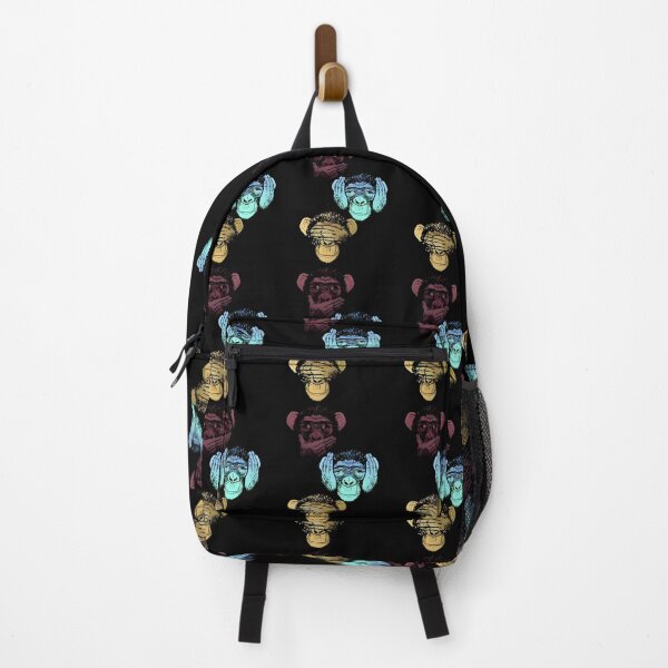 Item preview, See Hear Speak No Evil Monkeys | Colorful Minimal Art designed and sold by Kruti Collection.