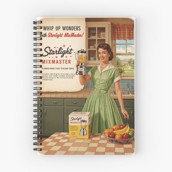 Item preview, MixMaster Magic: Retro Kitchen Power in Motion designed and sold by ForeverPrintsOK.