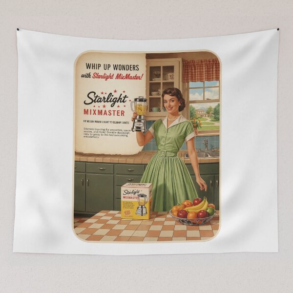 Item preview, MixMaster Magic: Retro Kitchen Power in Motion designed and sold by ForeverPrintsOK.