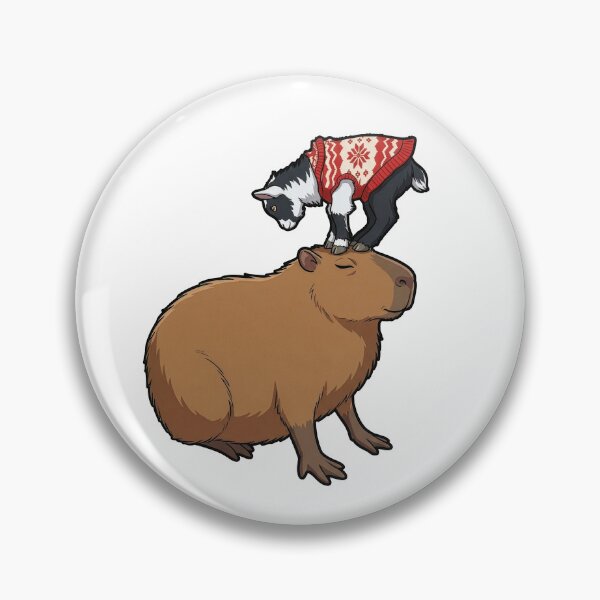 Item preview, A Tappy On A Capy By A Goat In A Coat designed and sold by memeasaurus.