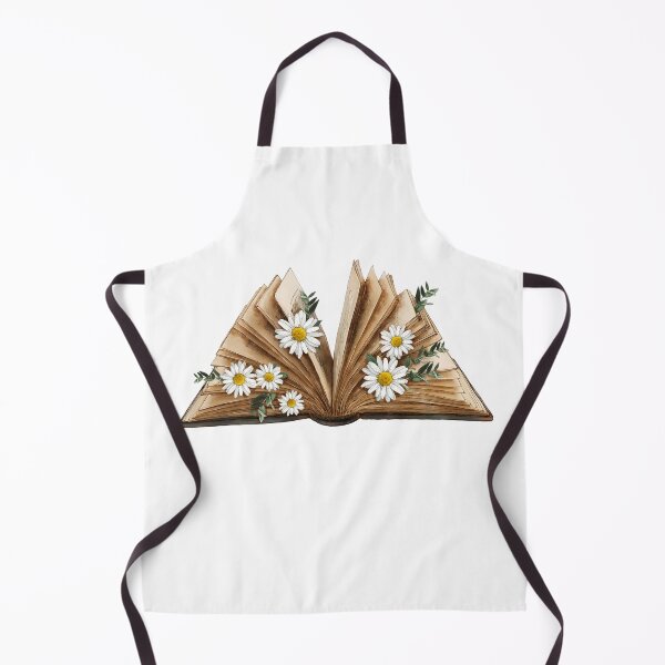 Item preview, Vintage Watercolor Book with White Flowers designed and sold by ArtByRahim.