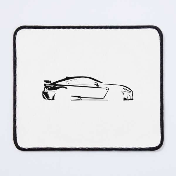 Item preview, RC F Track Edition (2020) Minimalist Car Silhouette (Black) designed and sold by FearnCreative.