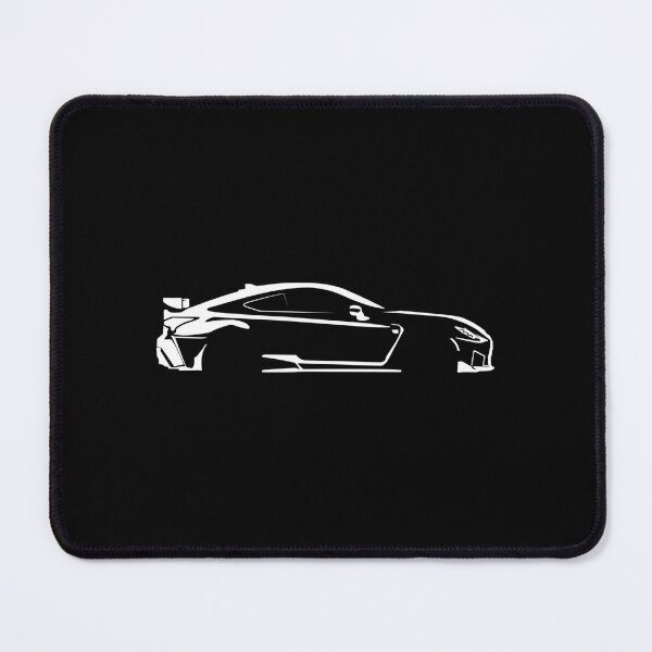 Item preview, RC F Track Edition (2020) Minimalist Car Silhouette (White) designed and sold by FearnCreative.