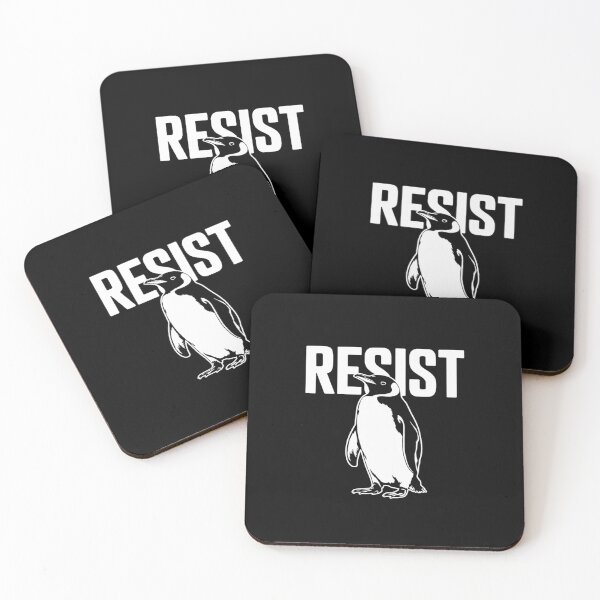 Item preview, Penguin Resist Cool Penguins Resist designed and sold by DigitaldeligArt.