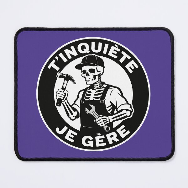 Item preview, Don't worry, I've got this handyman under control - Badass Skeleton Handyman Humor designed and sold by T'inquiète Shop.