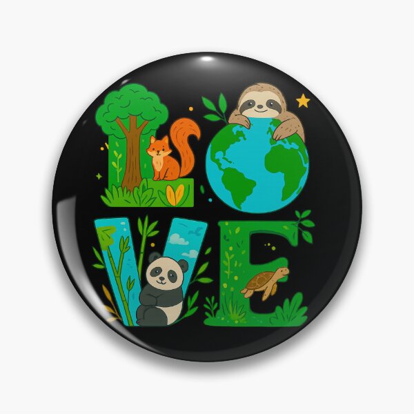 Item preview, Love Nature – Cute Animals  designed and sold by Imad Art ⭐⭐⭐⭐⭐.