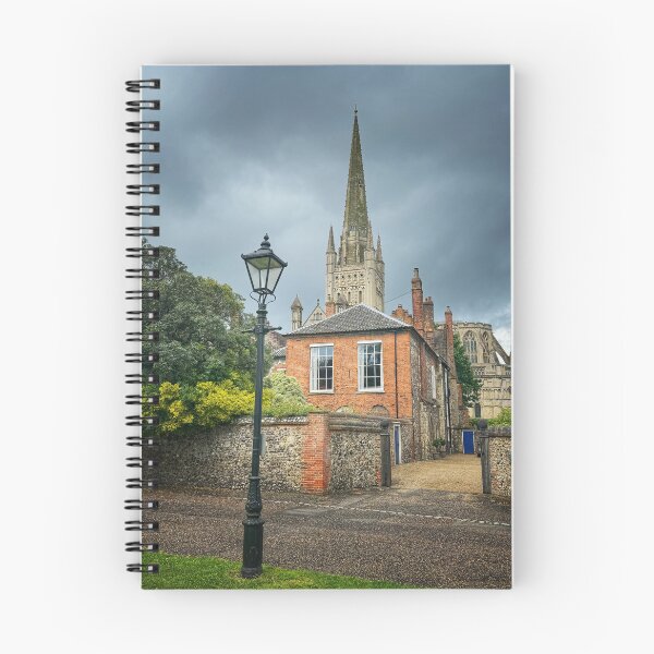 Item preview, Norwich Cathedral Spire Through The Close designed and sold by MyriadNorfolk.