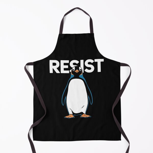 Item preview,  Penguin Resist Penguins Protest Against Tariffs designed and sold by DigitaldeligArt.