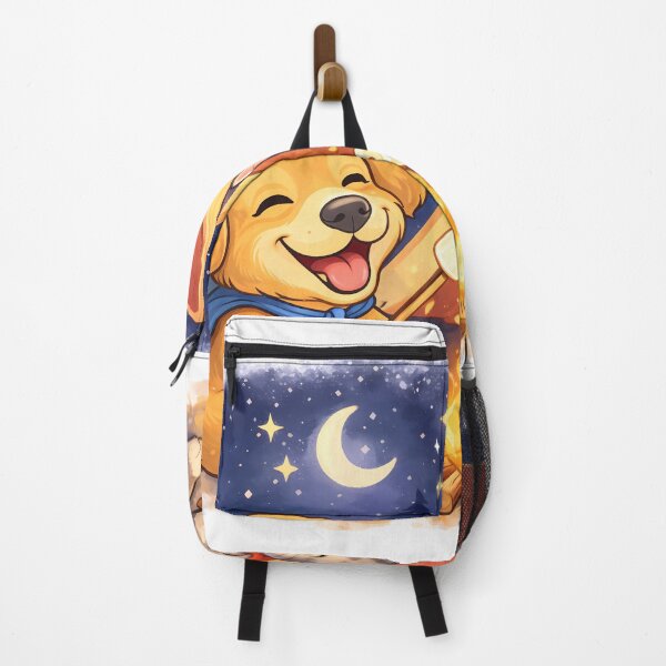 Item preview, Campfire Pals – Cozy Dog & Cat Camping Night Illustration designed and sold by Furfolkz.