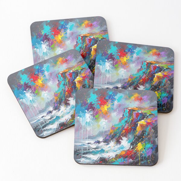Item preview, Wild Atlantic Colourstorm – Abstract Irish Coastline designed and sold by Printpix.