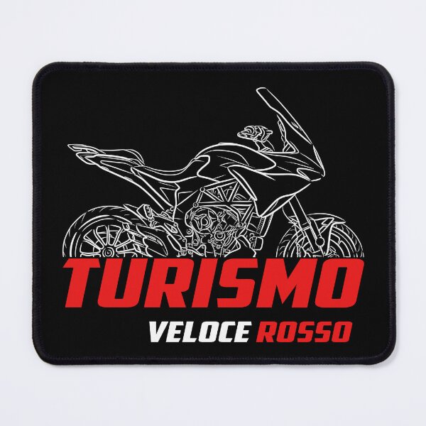 Item preview, Motorcycle MV Agusta Turismo Veloce Rosso 2021-2022, biker designed and sold by ThrottleArts.