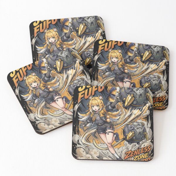 Item preview, Ju Fufu Zenless Zone Zero ZZZ Yunkui Summit Ice Support Fox Thiren Bell Fan Art Portrait Poster T-Shirt Sticker Gift designed and sold by Senpaiwaves.