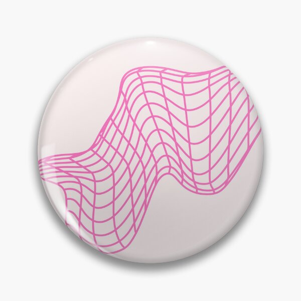 Item preview, Y2K Pink Cyber Grid Wave – Retro Futuristic Wireframe designed and sold by EJRdesign.