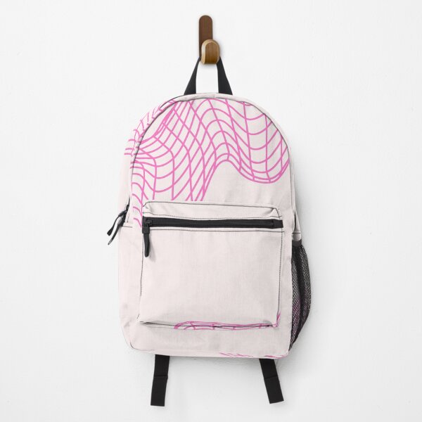 Item preview, Y2K Pink Cyber Grid Wave – Retro Futuristic Wireframe designed and sold by EJRdesign.
