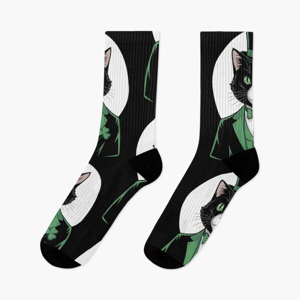 Item preview, Cat Leprechaun Cat Lovers Shamrock St Patrick_s Day designed and sold by tiekanamac.